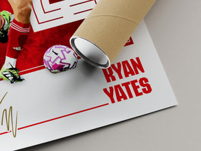 Ryan Yates Poster Nottingham Soccer Print, Football Print 4394254320