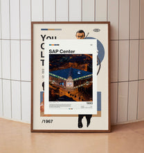 SAP Center Poster, San Jose Sharks Poster Print, NHL Arena Poster, Hockey Fan Gift Print