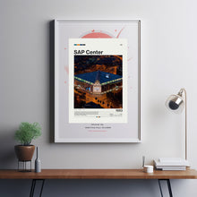 SAP Center Poster, San Jose Sharks Poster Print, NHL Arena Poster, Hockey Fan Gift Print