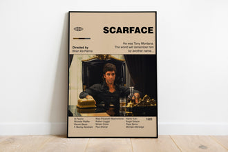 SCARFACE POSTER - Movie Poster - Mid Century Modern Poster - Minimalist Poster - Printable Poster - Digital Art - Scarface Print - Wall Art 1211812175 9103