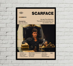 SCARFACE POSTER - Movie Poster - Mid Century Modern Poster - Minimalist Poster - Printable Poster - Digital Art - Scarface Print - Wall Art 1211812175 9103
