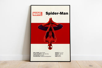 SPIDER-MAN POSTER - Marvel Poster - Avengers Poster - Printable Art - Digital Art - Wall Art - Mid Century Modern Art - Home Decor 1888644343