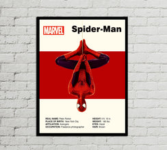 SPIDER-MAN POSTER - Marvel Poster - Avengers Poster - Printable Art - Digital Art - Wall Art - Mid Century Modern Art - Home Decor 1888644343