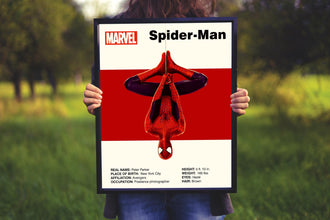 SPIDER-MAN POSTER - Marvel Poster - Avengers Poster - Printable Art - Digital Art - Wall Art - Mid Century Modern Art - Home Decor 1888644343