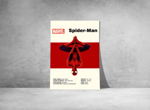 SPIDER-MAN POSTER - Marvel Poster - Avengers Poster - Printable Art - Digital Art - Wall Art - Mid Century Modern Art - Home Decor 1888644343