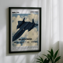 SR-71 Blackbird Poster  Lockheed Legendary Jet Digital PNG Print  Aviation Wall Art 4365286727