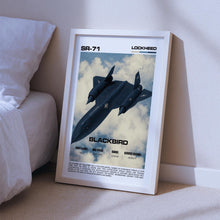 SR-71 Blackbird Poster  Lockheed Legendary Jet Digital PNG Print  Aviation Wall Art 4365286727