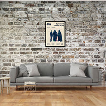 STAR WARS - Return of the Jedi Poster - Luke Skywalker, Darth Vader, Darth Sidious - Mid Century Modern Poster - Digital Art - Printable Art 1323924297