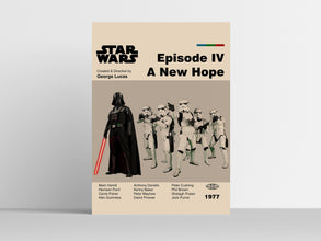 STAR WARS POSTER - Darth Vader - Stormtrooper - Mid Century Modern Poster - Minimalist Art Poster - Digital Art - Printable Art - Wall Art 1365615856