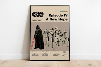 STAR WARS POSTER - Darth Vader - Stormtrooper - Mid Century Modern Poster - Minimalist Art Poster - Digital Art - Printable Art - Wall Art 1365615856