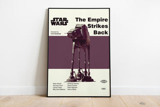 STAR WARS POSTER - Empire Strikes Back Poster - Mid Century Modern Poster - Minimalist Art Poster - Digital Art - Printable Art 1649056443