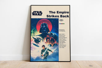 STAR WARS POSTER - Empire Strikes Back Poster - Mid Century Modern Poster - Minimalist Art Poster - Digital Art - Printable Art 1899070115