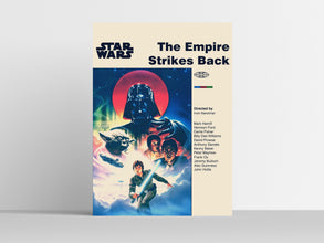 STAR WARS POSTER - Empire Strikes Back Poster - Mid Century Modern Poster - Minimalist Art Poster - Digital Art - Printable Art 1899070115