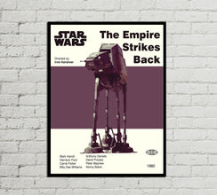 STAR WARS POSTER - Empire Strikes Back Poster - Mid Century Modern Poster - Minimalist Art Poster - Digital Art - Printable Art 1649056443