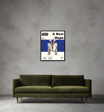 STAR WARS POSTER - R2-D2 Poster - A New Hope Poster - Mid Century Modern Poster - Minimalist Art Poster - Digital Art - Printable Art 1641592308