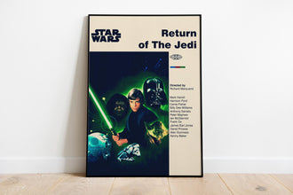 STAR WARS POSTER - Return of the Jedi Poster - Mid Century Modern Poster - Digital Art - Printable Art - Wall Art - Home Decor 1884887420