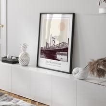 Sacramento Poster Print, Sacramento Travel Poster, Sacramento Minimalistic Wall Art, Sacramento, California, United States 1882436621