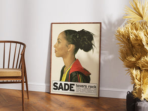 Sade - Lovers Rock Album Poster  Vintage R&B Music Wall Art 4298286385