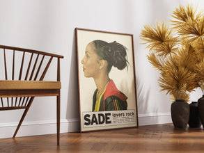 Sade - Lovers Rock Album Poster  Vintage R&B Music Wall Art 4298286385