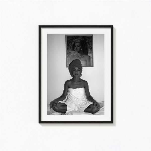 Sade Adu Namaste Print, Fashion Black and White Wall Art, Love Deluxe, Vintage Print, Photography Prints, Museum Quality Photo Art Print 4325982032