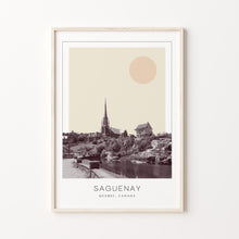 Saguenay Poster Print, Saguenay Travel Poster, Saguenay Minimalistic Wall Art, Saguenay, Quebec, Canada 1882437841