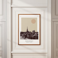 Saguenay Poster Print, Saguenay Travel Poster, Saguenay Minimalistic Wall Art, Saguenay, Quebec, Canada 1882437841