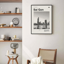 Sai Gon Art Print  Sai Gon Poster  Sai Gon Wall Art  Mid Century Poster  Travel Print Art  Vietnam  Vintage Poster 1569679830