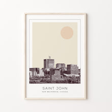 Saint John Poster Print, Saint John Travel Poster, Saint John Minimalistic Wall Art, Saint John, New Brunswick, Canada 1868247202