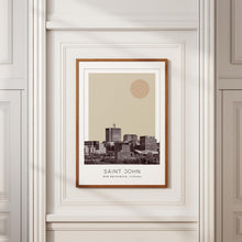 Saint John Poster Print, Saint John Travel Poster, Saint John Minimalistic Wall Art, Saint John, New Brunswick, Canada 1868247202