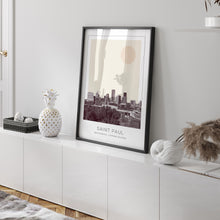Saint Paul Poster Print, Saint Paul Travel Poster, Saint Paul Minimalistic Wall Art, Saint Paul, Minnesota, United States 1882436647