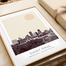 Saint Paul Poster Print, Saint Paul Travel Poster, Saint Paul Minimalistic Wall Art, Saint Paul, Minnesota, United States 1882436647