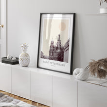 Saint Petersburg Poster Print, Saint Petersburg Travel Poster, Saint Petersburg Minimalistic Wall Art, Saint Petersburg, Russia 1868249640
