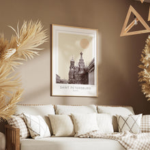 Saint Petersburg Poster Print, Saint Petersburg Travel Poster, Saint Petersburg Minimalistic Wall Art, Saint Petersburg, Russia 1868249640