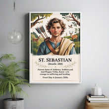 Saint Sebastian, Birthday Gifts, Housewarming Gifts, Wall Art, Catholic Art, Sacred Art