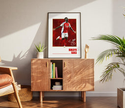Saka Football Poster North London Football Print for Fans 4384255206