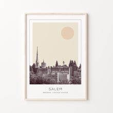 Salem Poster Print, Salem Travel Poster, Salem Minimalistic Wall Art, Salem, Oregon, United States 1882438515
