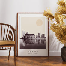 Salford Poster Print, Salford Travel Poster, Salford Minimalistic Wall Art, Salford, United Kingdom 1868247462