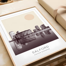 Salford Poster Print, Salford Travel Poster, Salford Minimalistic Wall Art, Salford, United Kingdom 1868247462