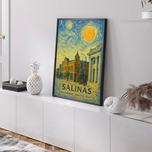 Salinas Poster Print, Salinas Travel Poster, Salinas Van Gogh Style Wall Art, Salinas, California, United States