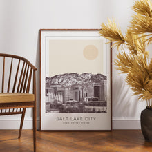 Salt Lake City Poster Print, Salt Lake City Travel Poster, Salt Lake City Minimalistic Wall Art, Salt Lake City, Utah, United States 1868249466