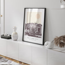 Salt Lake City Poster Print, Salt Lake City Travel Poster, Salt Lake City Minimalistic Wall Art, Salt Lake City, Utah, United States 1868249466