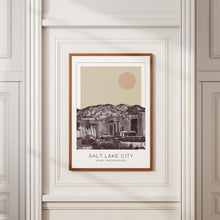 Salt Lake City Poster Print, Salt Lake City Travel Poster, Salt Lake City Minimalistic Wall Art, Salt Lake City, Utah, United States 1868249466