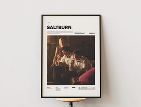Saltburn Film Poster, Alternative Movie Wall Art, Emerald Fennell Thriller Print, Psychological Drama Decor, Cinematic Room Decor 1868447494