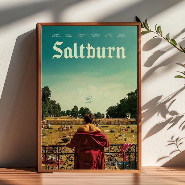 Saltburn Movie Poster Handmade Canvas Wall Art 1775685088