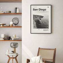 San Diego Art Print  San Diego Poster  San Diego Wall Art  Mid Century Poster  Travel Print Art  California  Vintage Poster 1569984168