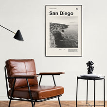 San Diego Art Print  San Diego Poster  San Diego Wall Art  Mid Century Poster  Travel Print Art  California  Vintage Poster 1569984168