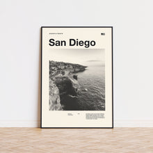 San Diego Art Print  San Diego Poster  San Diego Wall Art  Mid Century Poster  Travel Print Art  California  Vintage Poster 1569984168