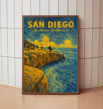 San Diego Art Print, Southern California Poster, San Diego Wall Art, San Diego Gifts, California Wall Art, California Print
