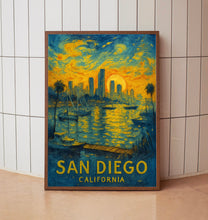 San Diego California Travel Poster, San Diego Travel Wall Poster Print, California coast Wall Art, San diego Wall Art Gallery
