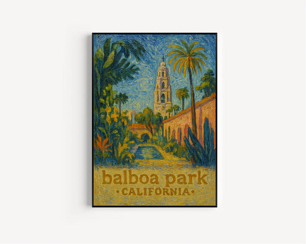 San Diego Poster, Balboa Park Print, Balboa Park Picture, Southern California Travel, Personalized Travel Art, San Diego Art Print